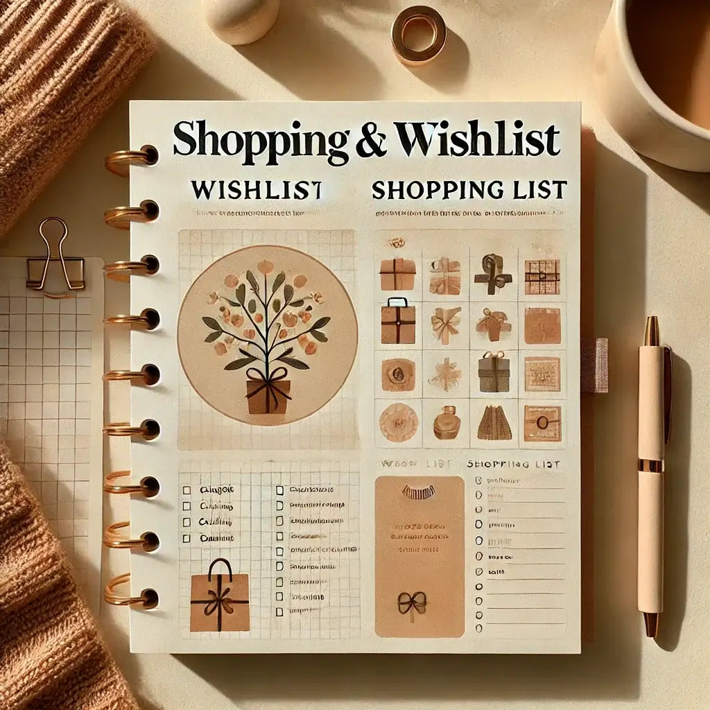 digital gift ideas planner